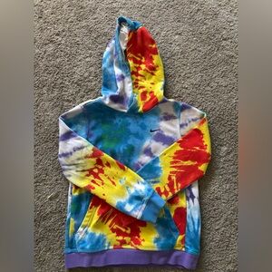 NIKE Tye Dye hoodie sweatshirt - YOUTH Size medium